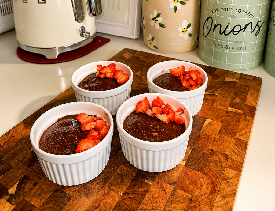 Chocolate lava mug cake