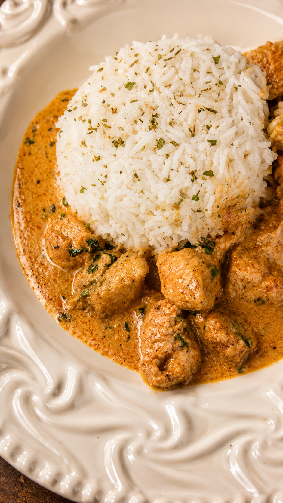 Creamy chicken, lightened